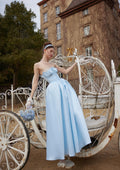 Ballgown evening dress with sweetheart neckline - View 8 | WEUXS
