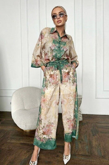 Analissa Shirt & Trousers Matching Set | Dress In Beauty