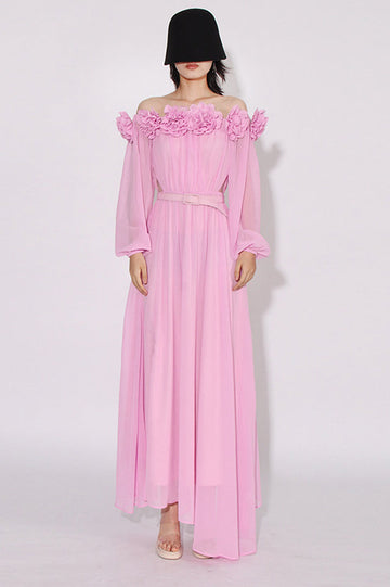 Ascella Flower Shoulder Maxi Dress | Dress In Beauty