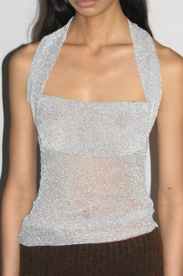 Halter Neck Sleeveless Top | Dress In Beauty