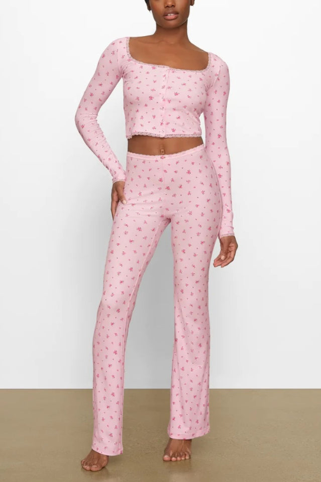 Long Sleeve Lounge Top | Dress In Beauty