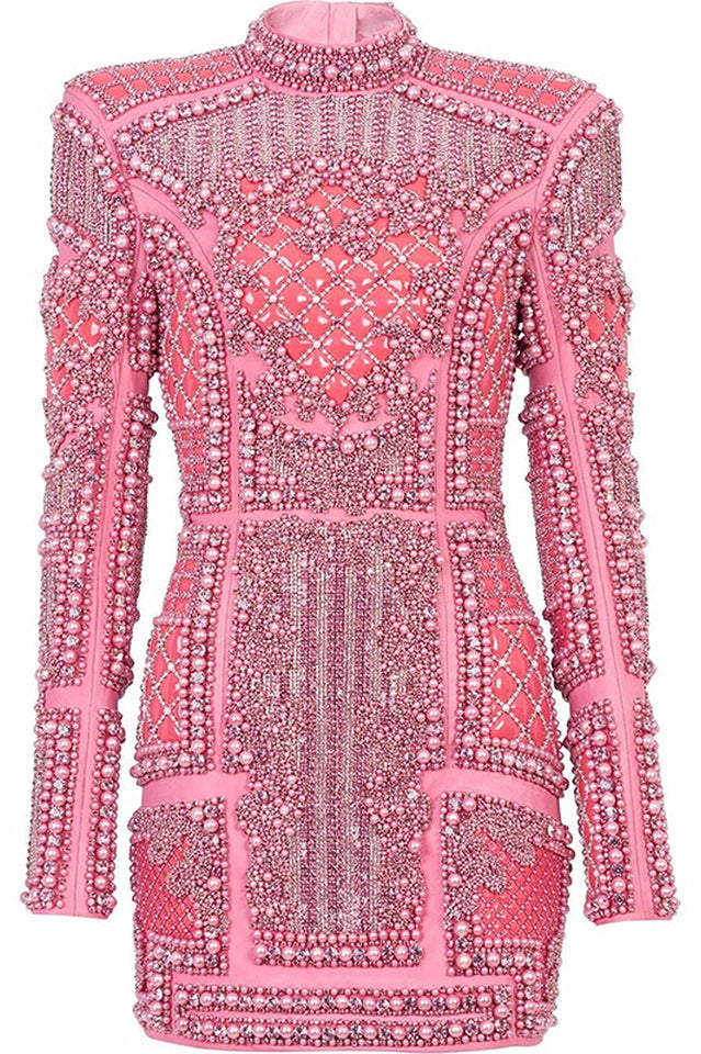 Long Sleeve Sequin Embellished Dress | Dress In Beauty