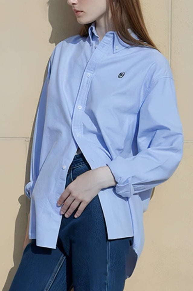 Mini Embroidered Oxford Shirt | Dress In Beauty