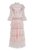 Margot Pink Embroidered Vintage Dress | Dress In Beauty