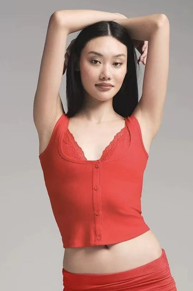 SKIMS Tank With Bralette | Dress In Beauty