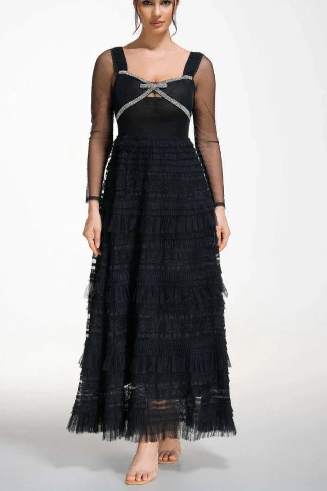 A-line Maxi Dress - View 6 | WEUXS