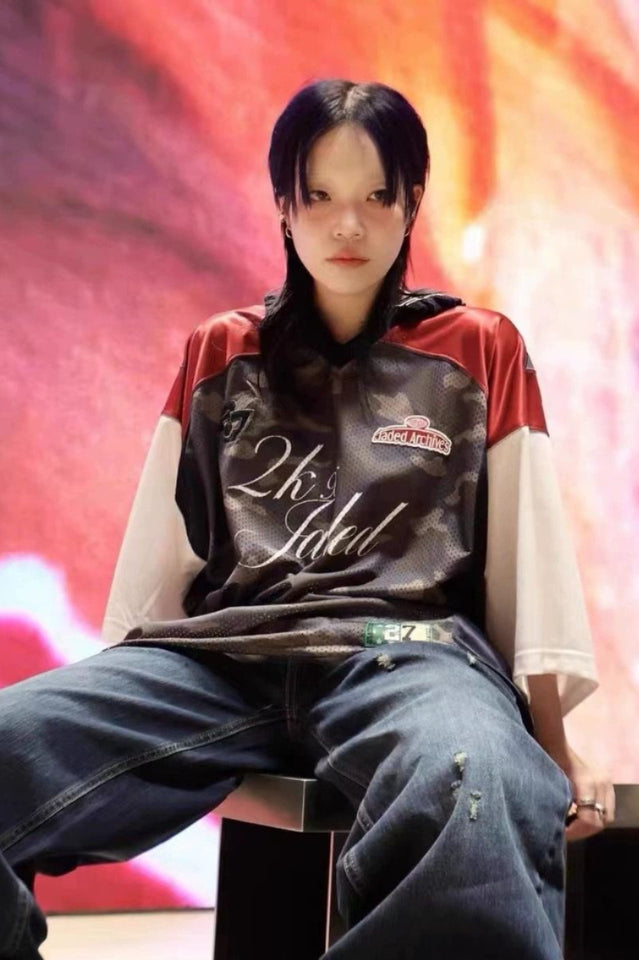 Touchdown Collar Football Shirt | Dress In Beauty