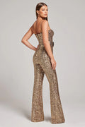 Lucinda Gold Jumpsuit | Dress In Beauty