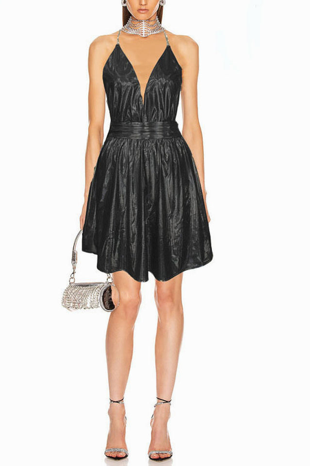 Laser Sparkle Backless Dress | Dress In Beauty