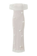 Brooke Off Shoulder Flower Knit Dress | Dress In Beauty