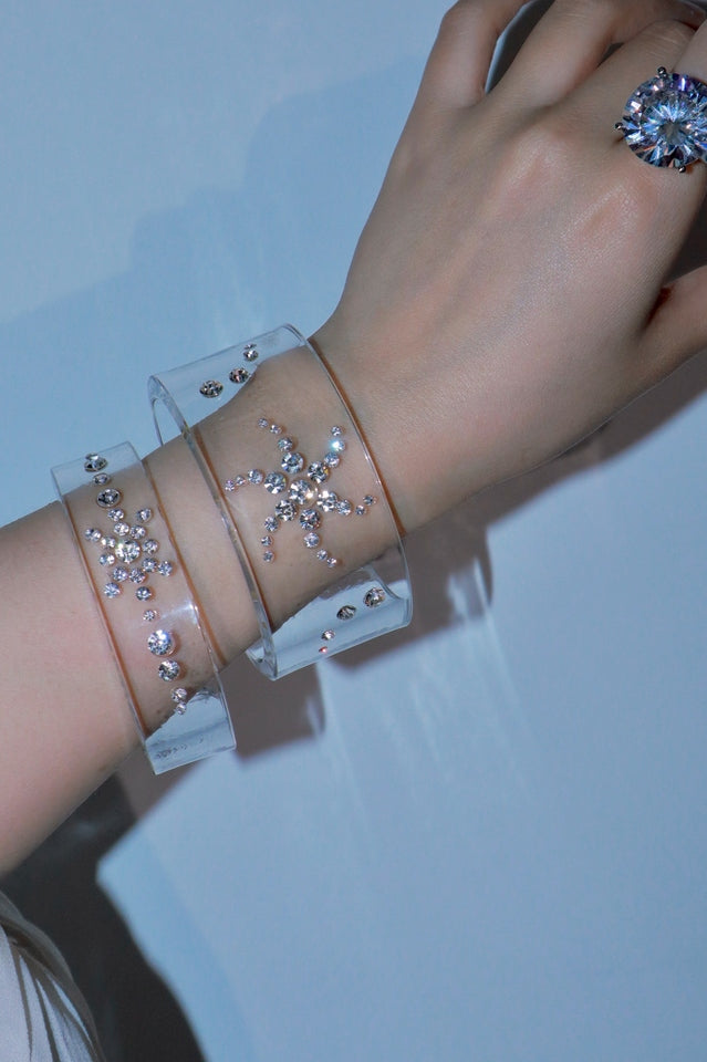 Handmade Acrylic Crystal Bracelet | Dress In Beauty