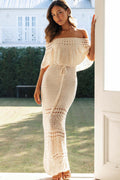 Crochet Off Shoulder Hollow Out Dress | Dress In Beauty