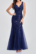 Embroidered Sequins Mermaid Prom Dress | Dress In Beauty