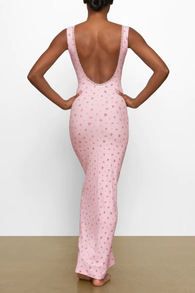 Soft Lounge Lace Scoop Neck Dress | Dress In Beauty