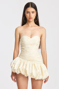 Balloon Draped Mini Dress | Dress In Beauty