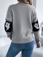 Ghost Cable Knit Sweater - View 8 | WEUXS