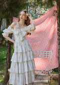 Cotton Corset Dress with Butterfly Bow - View 6 | WEUXS
