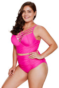 (M-3XL) Cross-Chest Tankini Set | Dress In Beauty