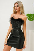 'New Flame' Embellished Corset Top | Dress In Beauty