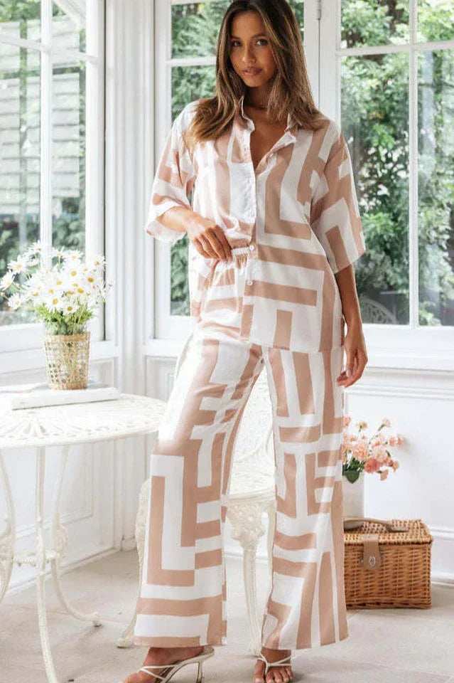 Women's Satin Lounge Set Secondary image