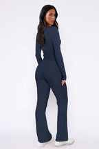 Women's long sleeve pajama set - View 8 | WEUXS