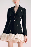 Aubrey Diamante Organza Blazers | Dress In Beauty