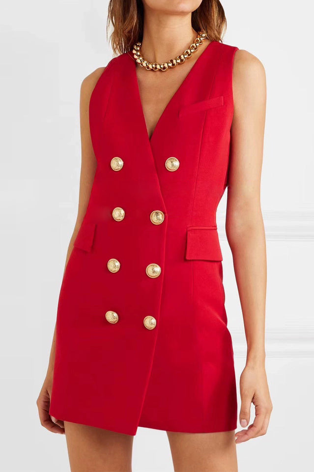 Sleeveless Blazer Dress | Dress In Beauty