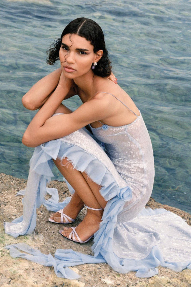 Othniel Sequin Embellished Ruffle Dress | Dress In Beauty