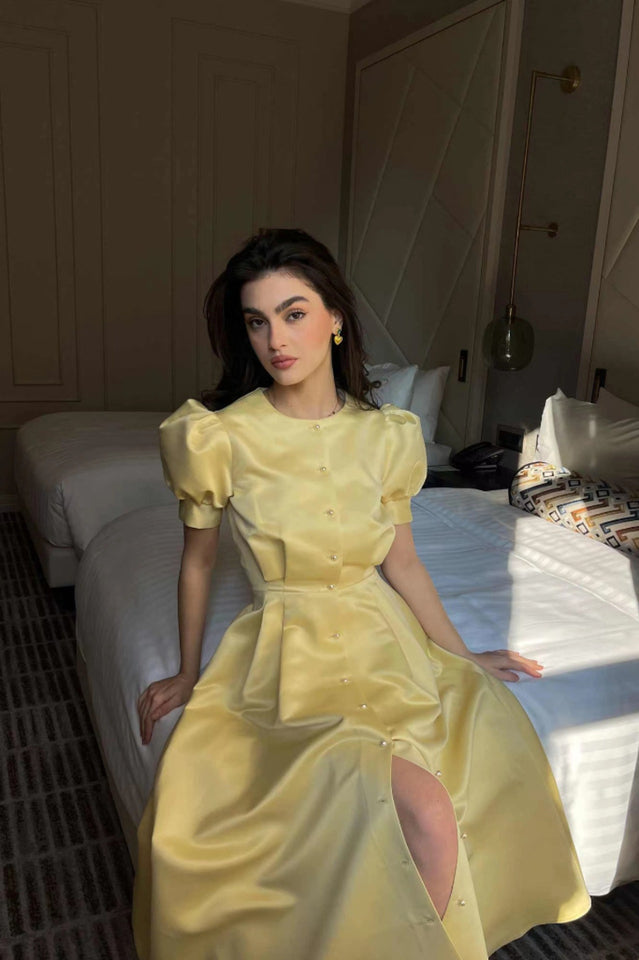 Button Front Midi Dress | Dress In Beauty