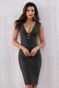 Plunge Neck Bandage Dress | Dress In Beauty