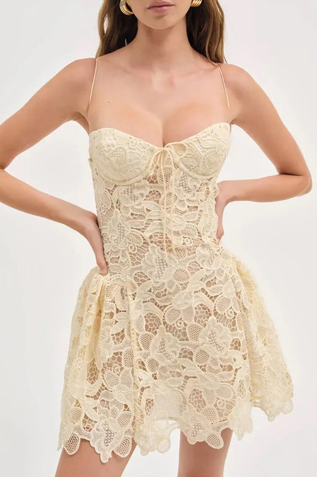 Coco Lace Sleeveless Mini Dress | Dress In Beauty
