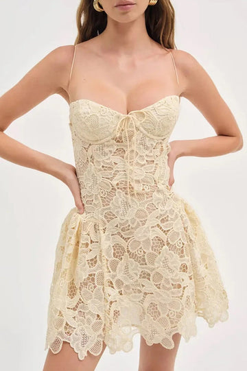 Coco Lace Sleeveless Mini Dress | Dress In Beauty