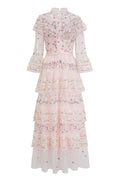 Margot Pink Embroidered Vintage Dress | Dress In Beauty