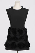 Rose Applique Mini Dress | Dress In Beauty