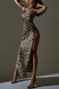Smooth Zebra Print Backless Dress | Dress In Beauty