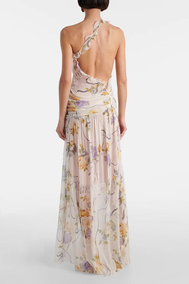 One Shoulder Silk Creponne Dress | Dress In Beauty