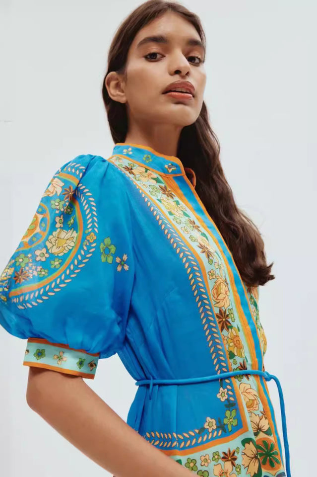 Linda Floral Print Midi Dress | Dress In Beauty