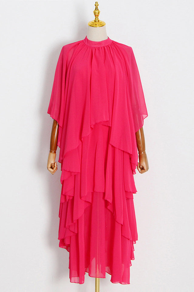 Layered Silk-Georgette Gown | Dress In Beauty