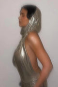 Venus Hoodie Metallic Top | Dress In Beauty