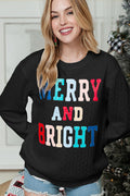 Merry & Bright Quilted Sweatshirt | Dress In Beauty