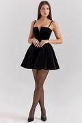 Selina Velvet Tulle Mini Dress | Dress In Beauty