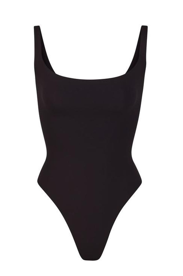 Square Neck Stretch Jersey Bodysuit | Dress In Beauty