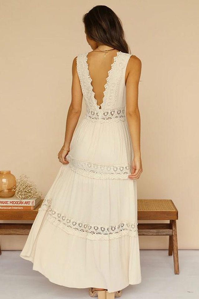 Jessica White Maxi Dress | Dress In Beauty