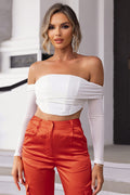 Off Shoulder Crop Top | Dress In Beauty