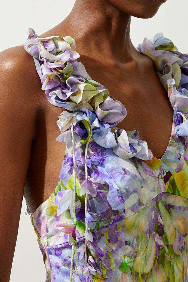 Floral Applique Maxi Dress | Dress In Beauty