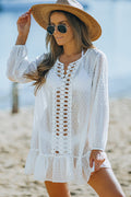 Swiss Dot Crochet Beach Cover Up | Dress In Beauty