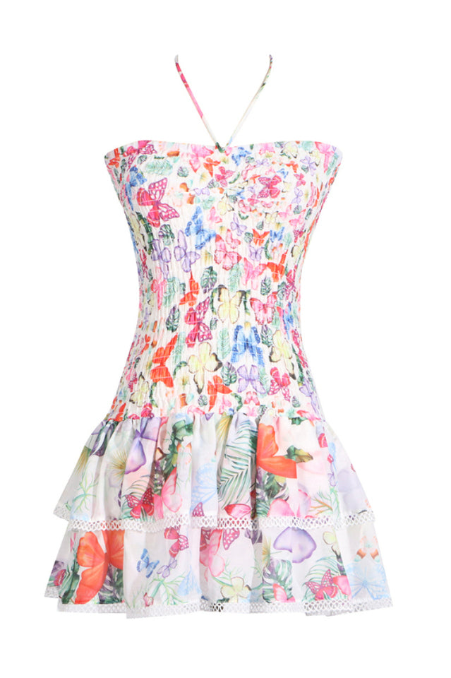 Naja Layered Printed Mini Dress | Dress In Beauty