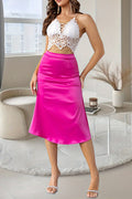 A-line Satin Skirt | Dress In Beauty