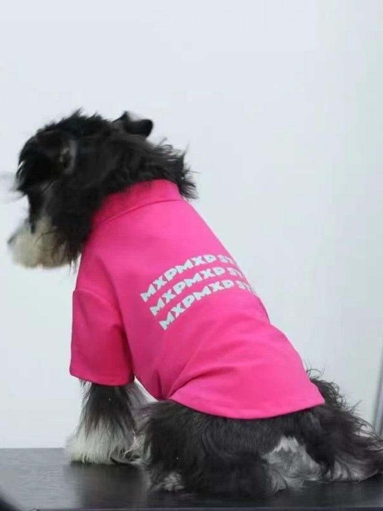 Graphic Print Dog T-Shirt