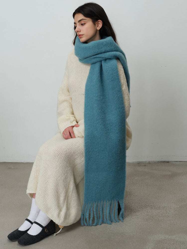 80% Wool Blend Oversized Scarf
